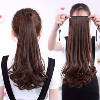 Tóc giả nữ buộc xoăn đuôi dáng dài hàng cao cấp