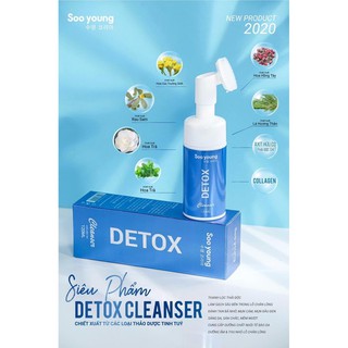 Sữa rửa mặt detox thải độc soo young