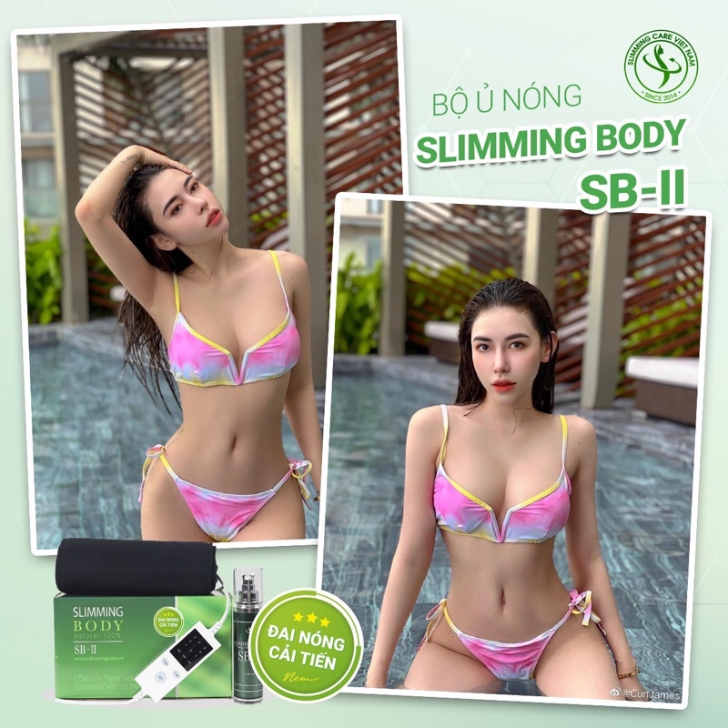 Bộ đai ủ nóng SlimmingBody II với đai điện cải tiến