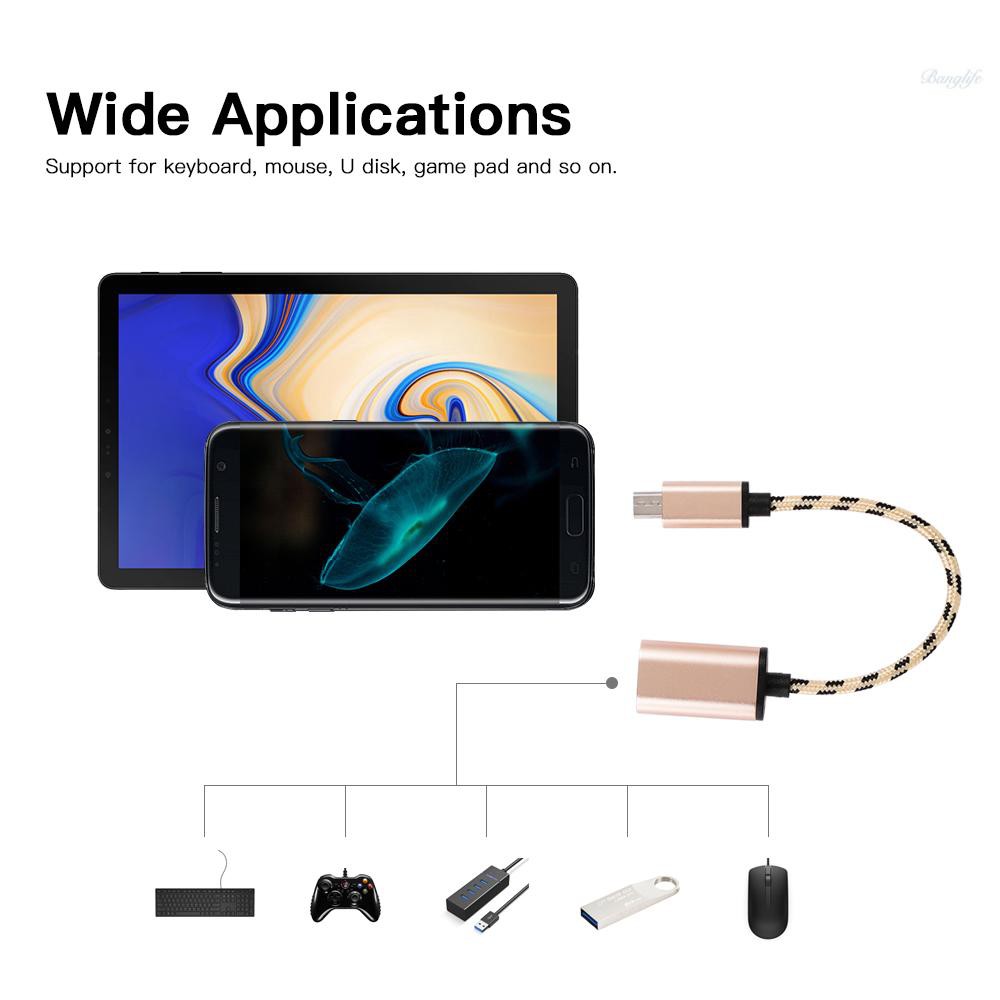 Dây Cáp Chuyển Đổi Micro Usb Sang Usb 3.0 Chuyên Dụng Cho Samsung Xiaomi