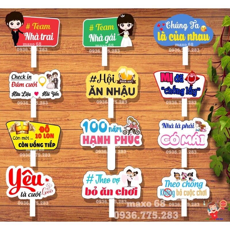 Hashtag đám cưới - MIỄN PHÍ thiết kế theo yêu cầu