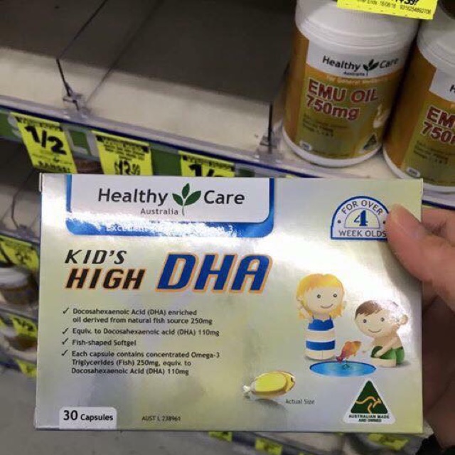  Healthy Care DHA Úc 30 viên