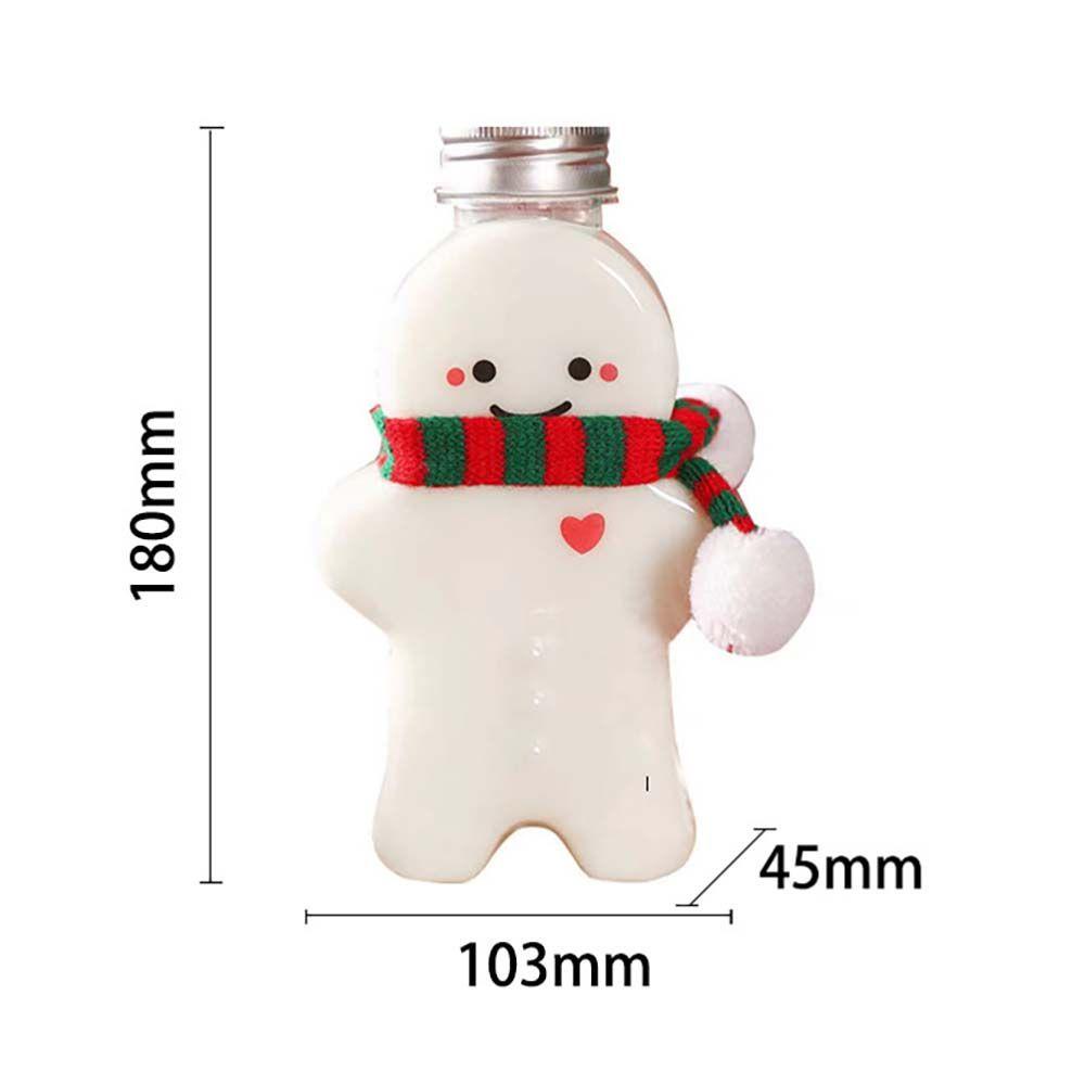 YIYU Chai Nước 500ml Hình Bánh Gừng Dùng Làm Quà Tặng Giáng Sinh