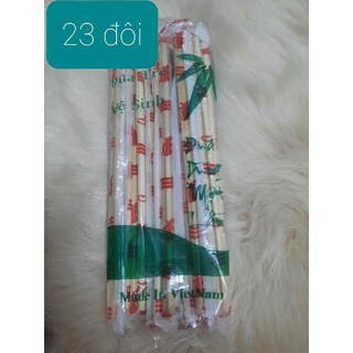 Đũa tre dùng 1 lần 1 bịch 80 đôi