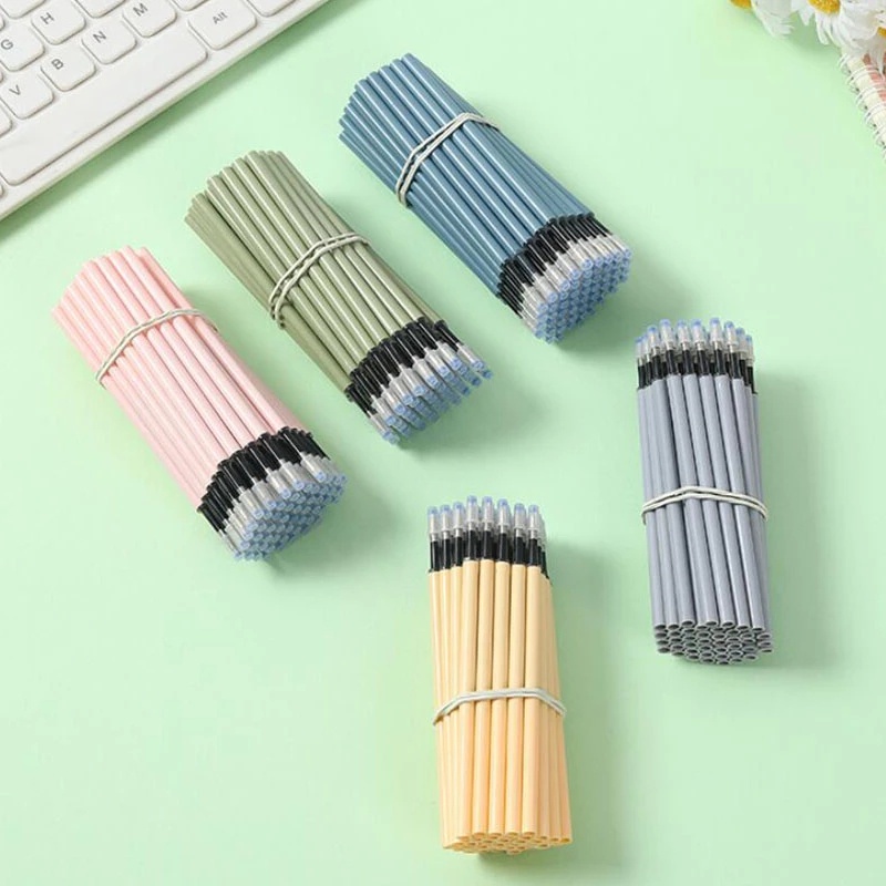 1 Cây Bút Mực Gel Morandi Ngòi Bút 0.5mm Màu Đen Có Thể Thu Gọn Cho Học Sinh / Văn Phòng