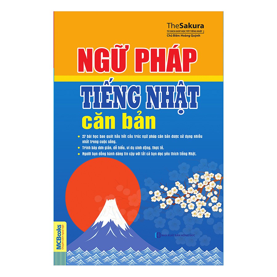 Cuốn sách Ngữ Pháp Tiếng Nhật Căn Bản (Tái bản) Tặng Bookmark