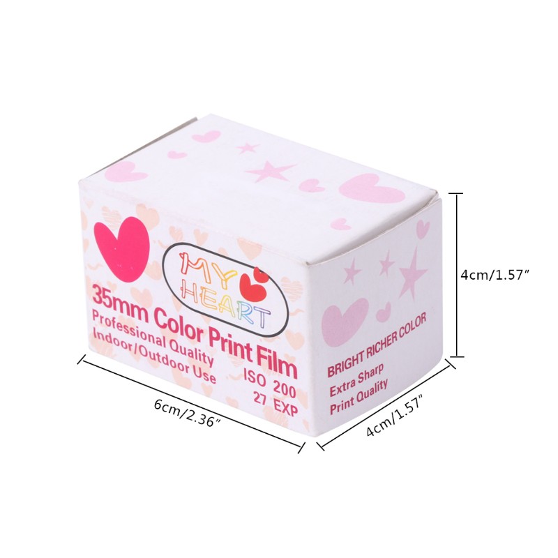 Phim ảnh 35mm họa tiết dễ thương chuyên dụng cho máy ảnh Lomo Holga