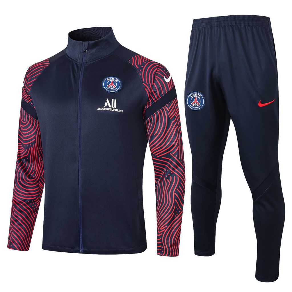 Set Quần Áo Màu Xanh Trong Môn Bóng Đá 2020 / 21 Paris Saint Germain