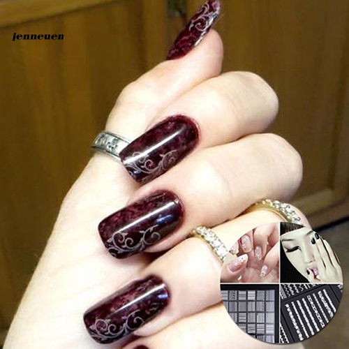 [Hàng mới về] Bộ 30 tấm hình dán họa tiết ren 3D trang trí móng tay nghệ thuật