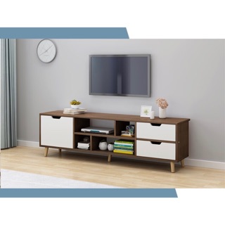 Tủ Tivi phòng khách gỗ MDF của Hoàng Giang Decor dành cho không gian hiện đại, thanh lịch và gọn gàng 180x60x50cm