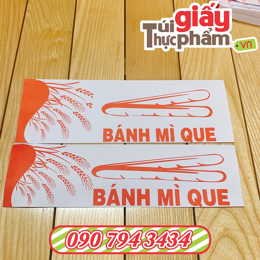 1000 Túi giấy đựng bánh mì que Fort 10 x 29 cm