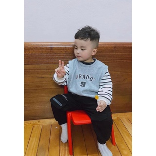 Bộ nỉ công tử bé trai cao cấp (1-5t)
