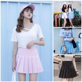 Chân váy xếp ly  - Chân váy tennis Uzzlang