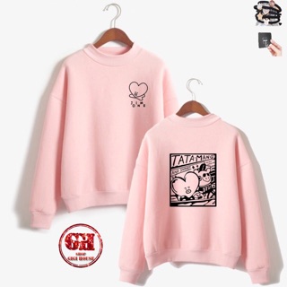 FREESHIP 50k - ÁO SWEATER BTS HỒNG SO CUTE