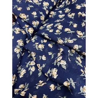 Vải voan chiffon hoa nụ nhí SV1608