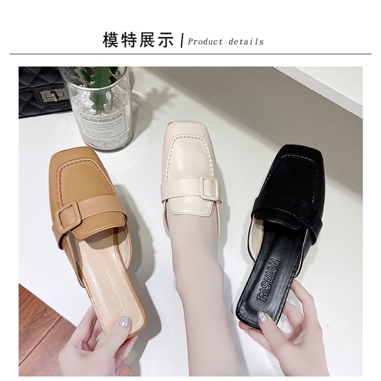 Sục nữ da mềm mũi vuông ⚡️ANDUSTORE⚡️