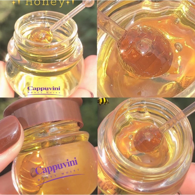 Dung dịch Cappuvini tạo mặt nạ môi dưỡng ẩm chiết xuất mật ong
