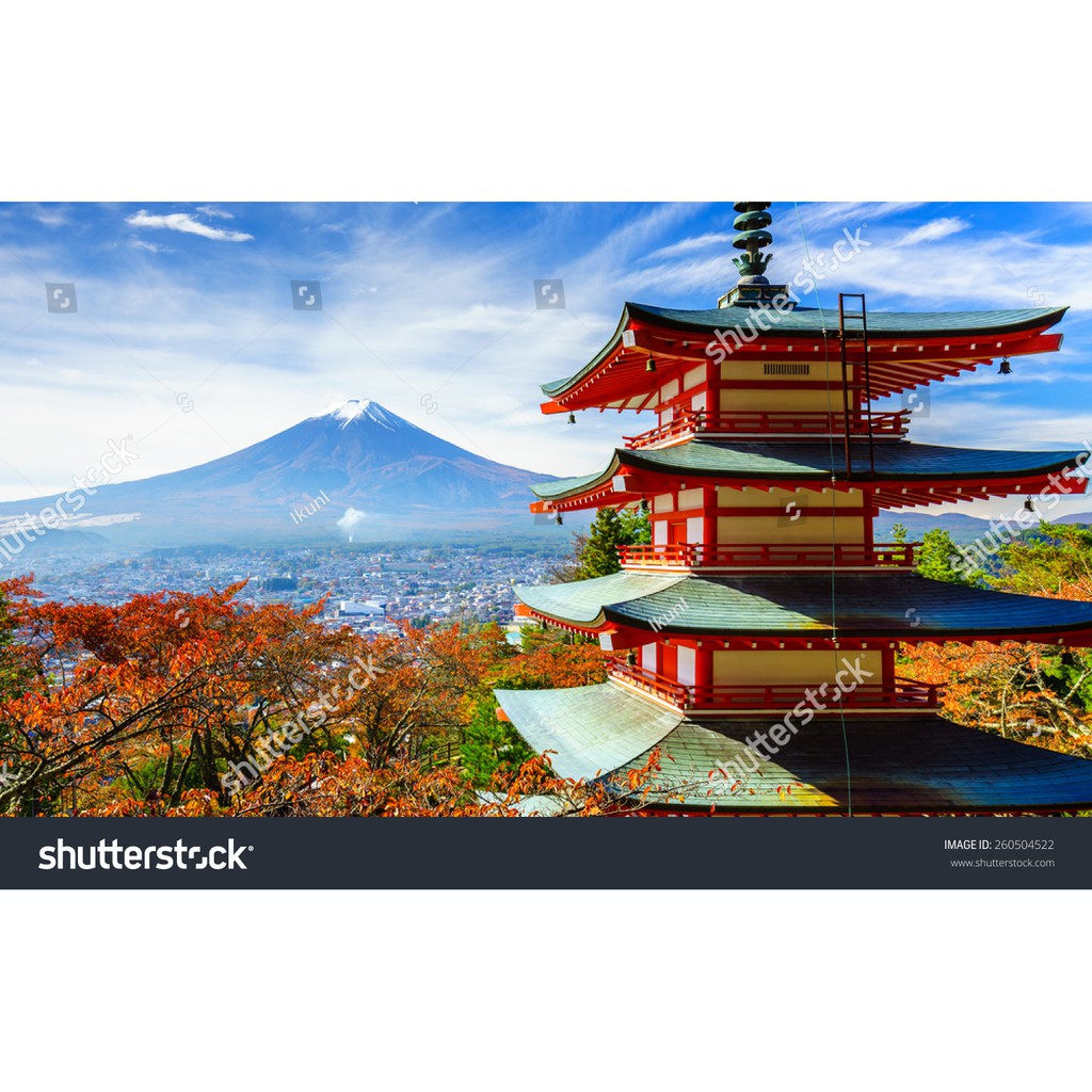 Tranh lụa 3d Phong Cảnh Nhật Bản PCNB-06