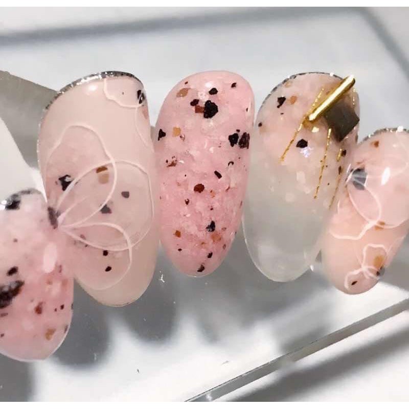 Gel đá làm móng sơn móng thay đổi màu các kiểu