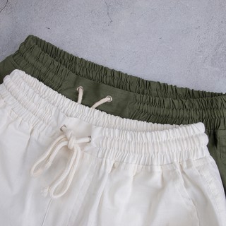 Quần dài vải đũi ống suông Rough