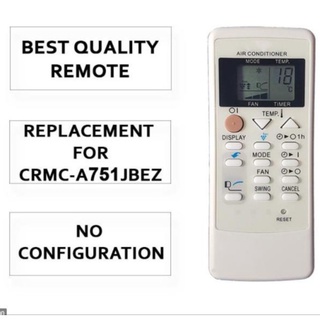 Điều khiển từ xa điều hòa a / c mới thích hợp cho sharp crmc-a751jbez crmc-a792jbez crmc-a669jbez