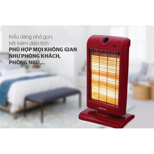 SƯỞI ĐIỆN 3 BÓNG HALOGEN SUNHOUSE SHD7016