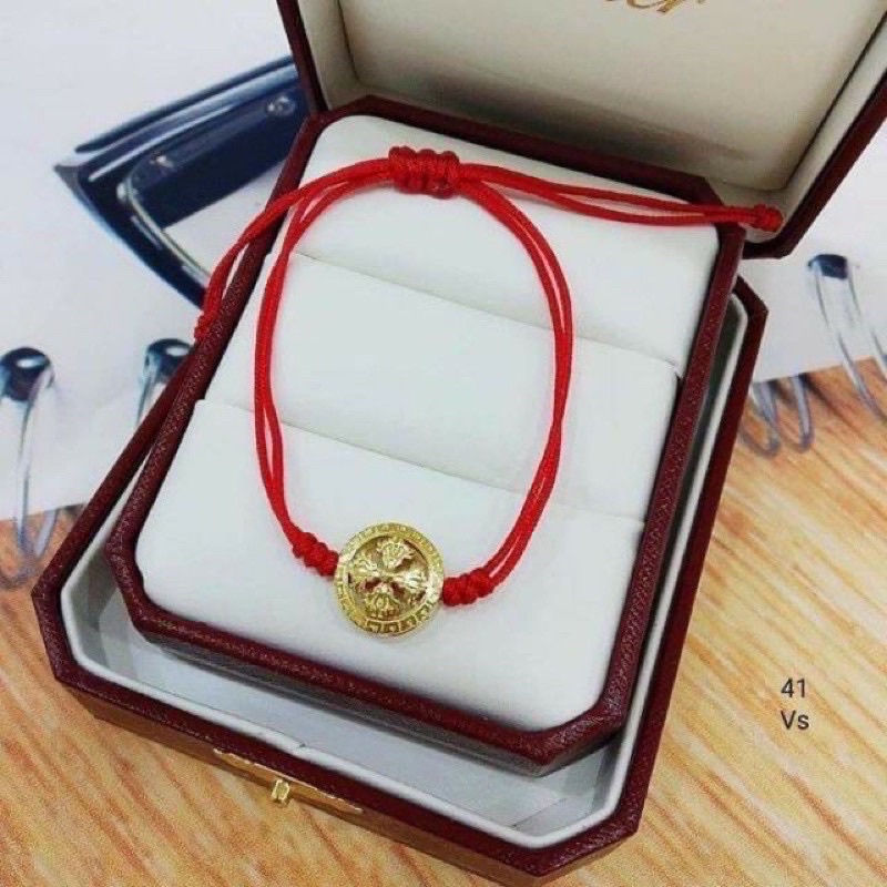 Bánh Xe Pháp Luân Bạc Ta Mạ Vàng