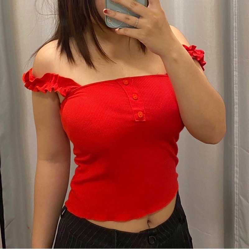 Áo 2 dây tay bèo cotton Mamavirus