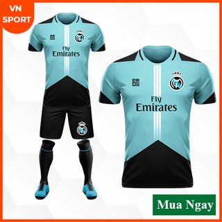 Đồ đá banh thun lạnh thiết kế cực đẹp - real madrid t08
