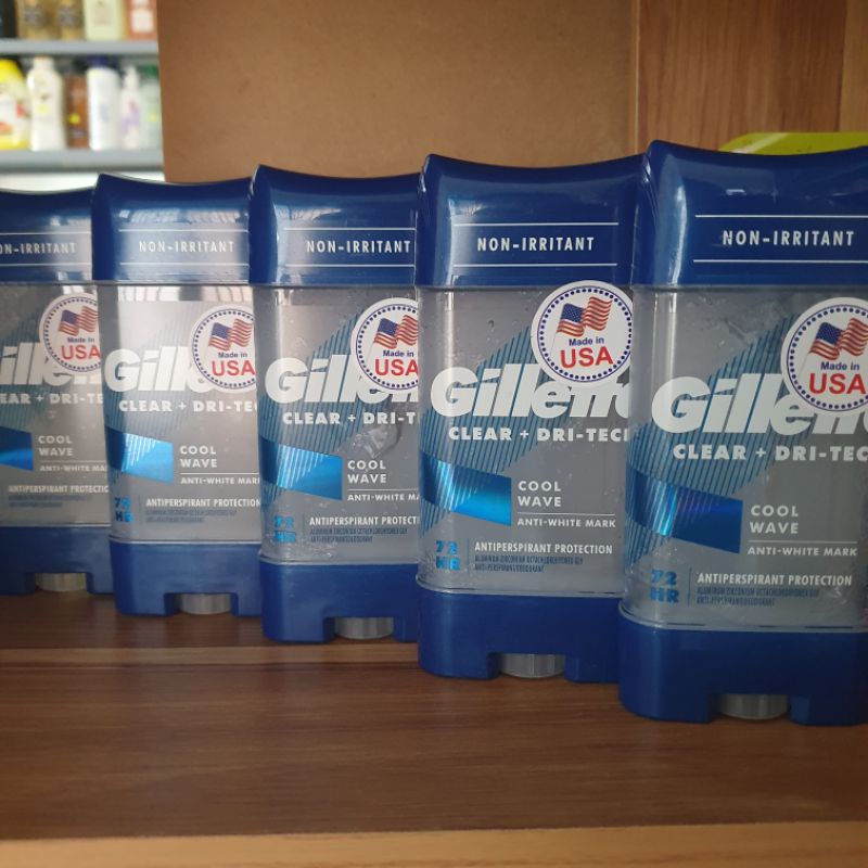 Gel Khử Mùi Gillette Giảm Tiết Mồ Hôi Hương Cool Wave 107g