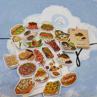 Hộp 45 sticker đồ ăn Nhật xinh