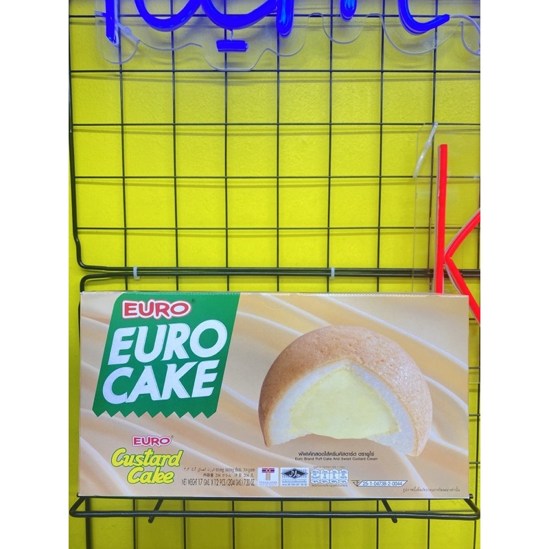 Bánh trứng thái EURO CAKE hộp 204g