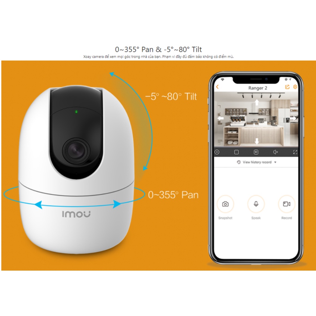 XÃ KHO  Camera Imou A42 / A22 / TA22  / C22 Quan Sát Thông Minh Báo Động Đàm Thoại 2 Chều