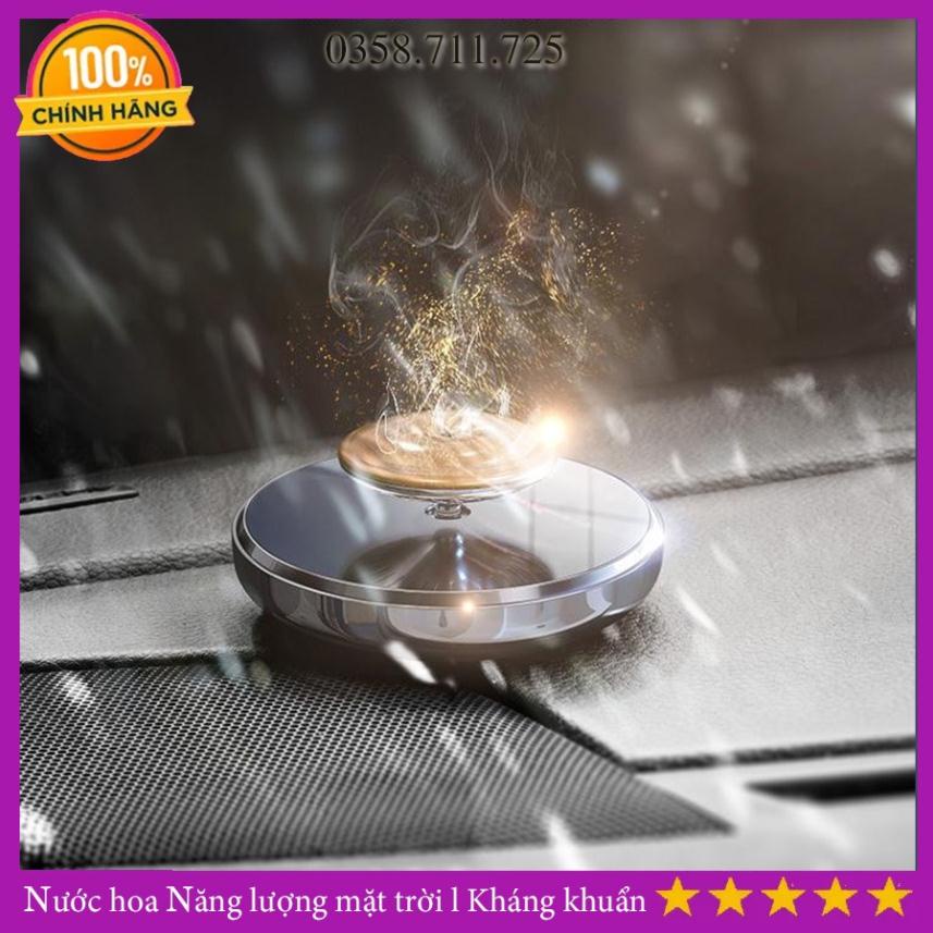 Nước hoa ô tô dùng năng lượng mặt trời tỏa hương,Nước hoa xe hơi tự xoay độc đáo