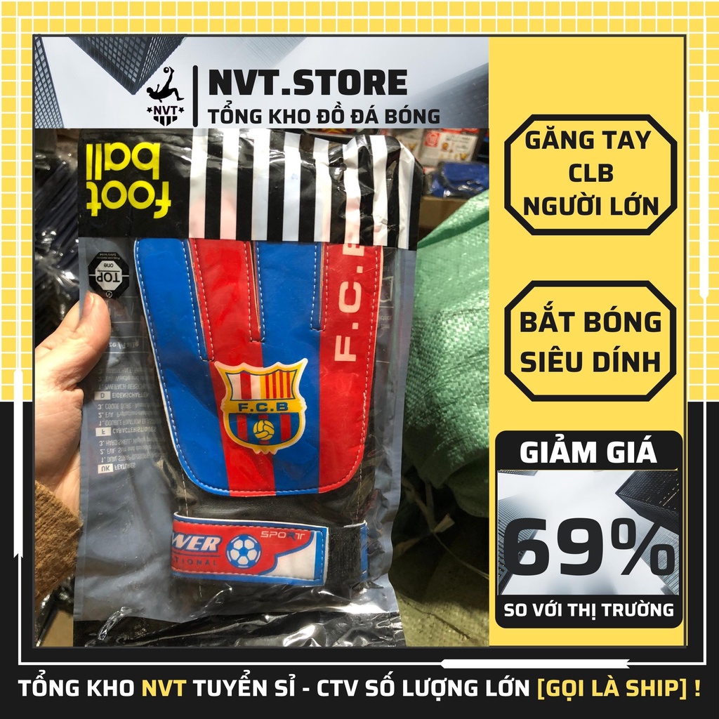 Bao găng tay thủ môn trẻ em/người lớn không xương bắt bóng siêu dính , trang bị da PU cao cấp - NVT.Store.vn