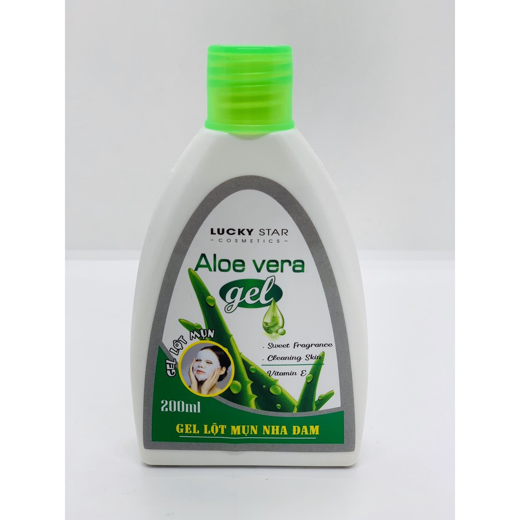 Gel Lột Mụn Nha đam Aloe Vera Lucky Star 200ML