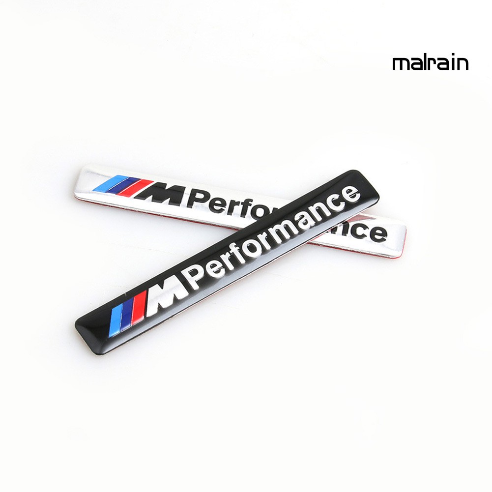 【VIP】M Performance Metal Logo Car Sticker  Emblem Badge Interior Decoration for BMW