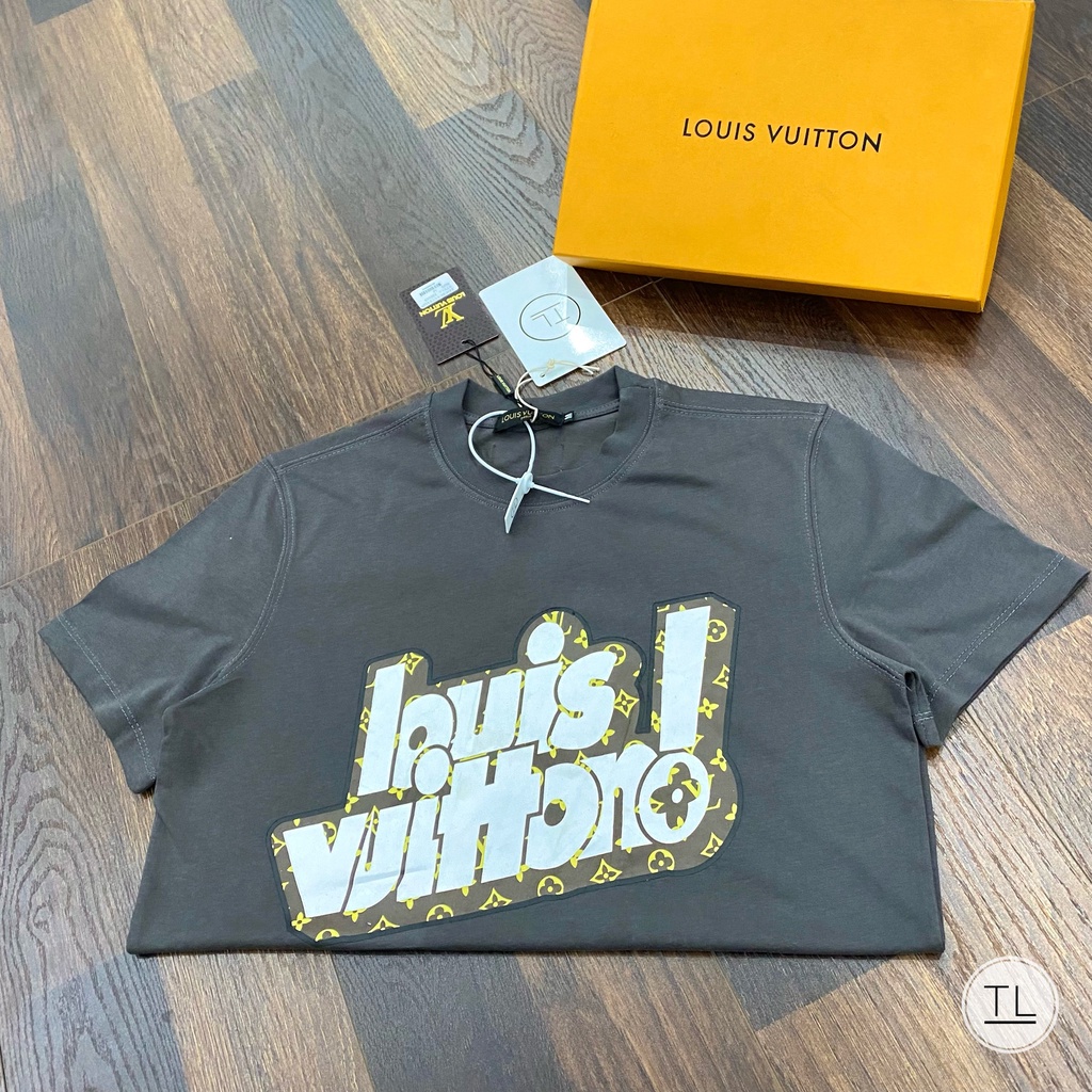 Áo thun nam 💞𝐅𝐑𝐄𝐄𝐒𝐇𝐈𝐏💞 Áo phông in nổi logo LV ngắn tay, Áo thun chất cotton kiểu dáng năng động [QAH_TL_010] | BigBuy360 - bigbuy360.vn