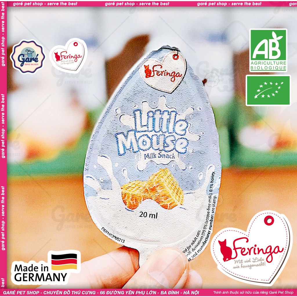 Sữa dinh dưỡng Feringa Mouse dành cho Mèo con Mèo lớn nhiều vị Garé Pet Shop Bánh thưởng sữa - Feringa Little Mouse Milk