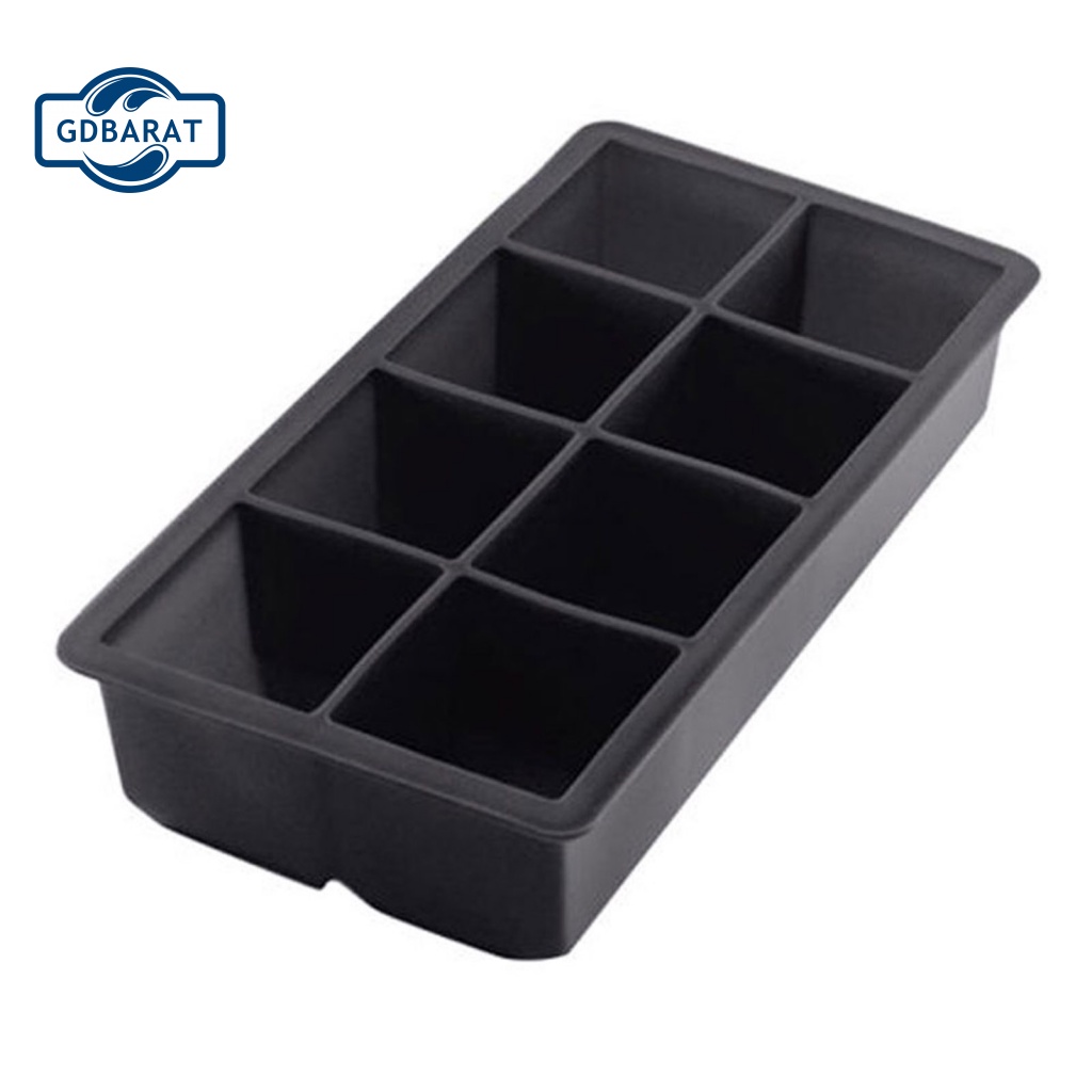 [NYCA Stock] Khuôn Làm Đá 8 Ô Màu Đen