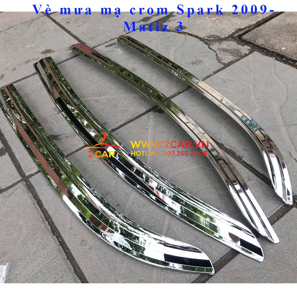 Vè che mưa CHEVROLET SPARK mạ Crom