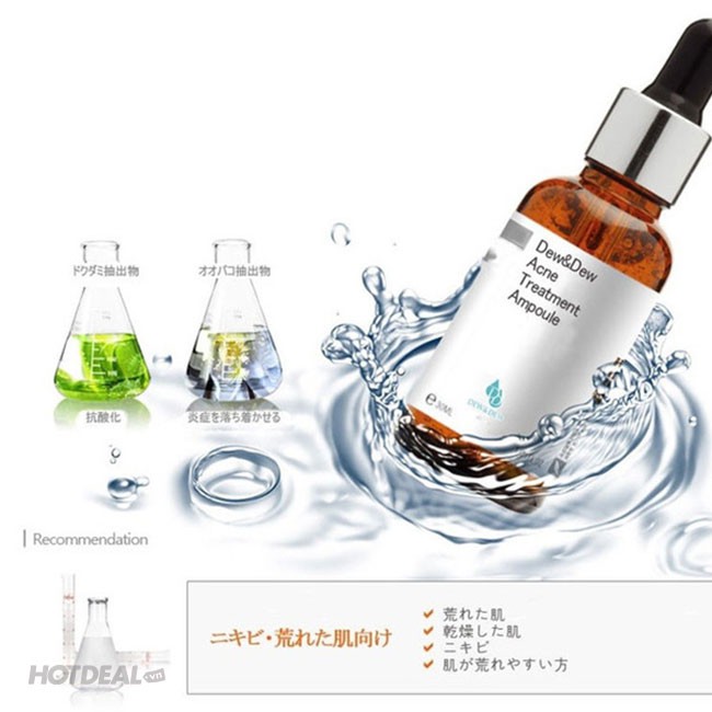 Serum Làm Giảm Mụn Dew&Dew Acne Treatment Ampoule 30ml