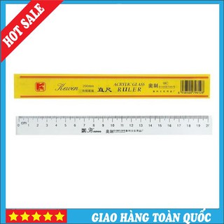 ❤️❤️xả kho❤️❤️ thước kẻ nhựa trong suốt 20cm - 30cm