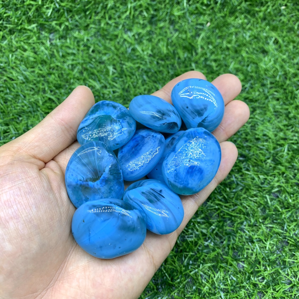 200gr Sỏi Nhiều Màu Trang Trí Bể Cá, Chậu Cây, Decor - Đá Phong Thủy