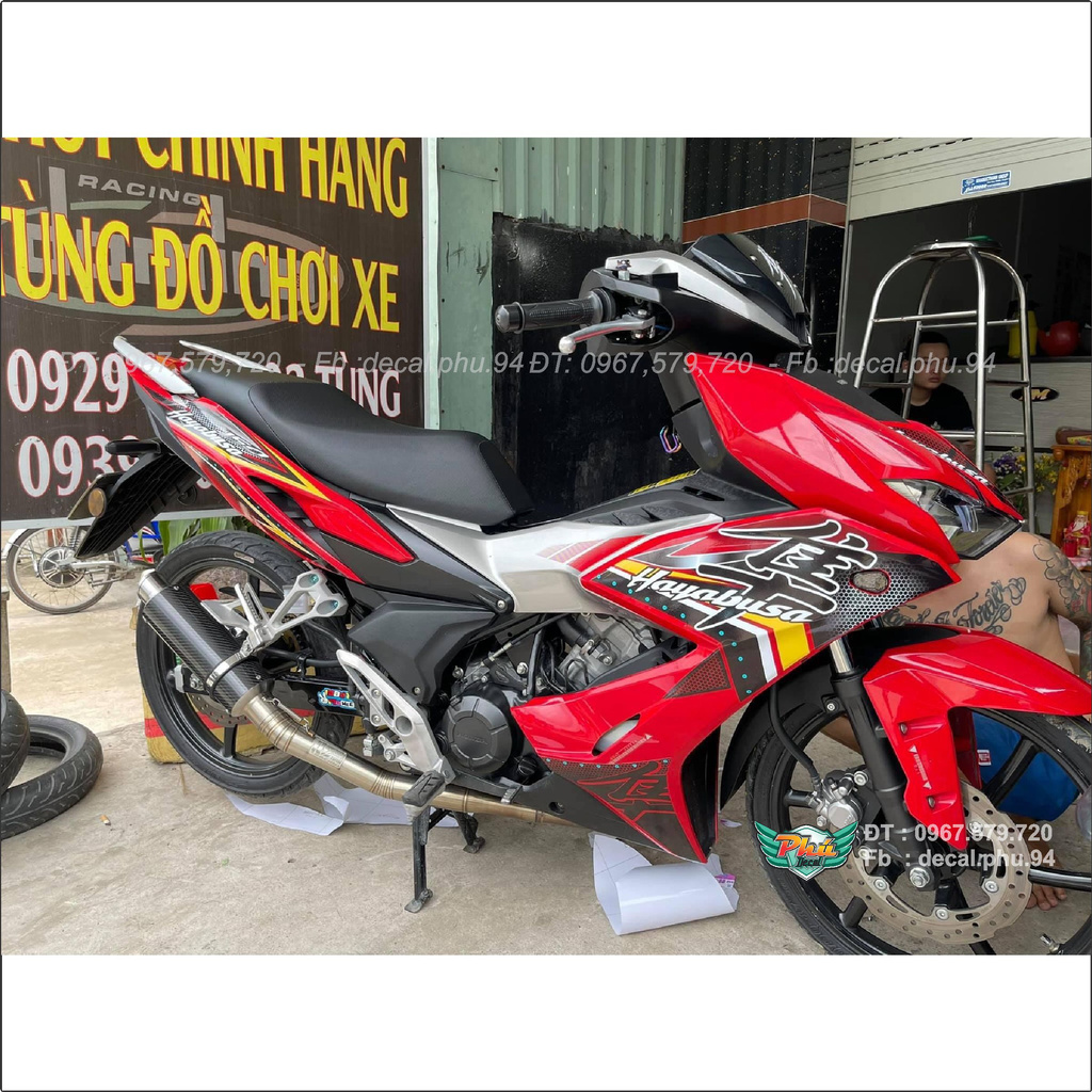 Tem Rời Winner X hayabusa đỏ đen (J)