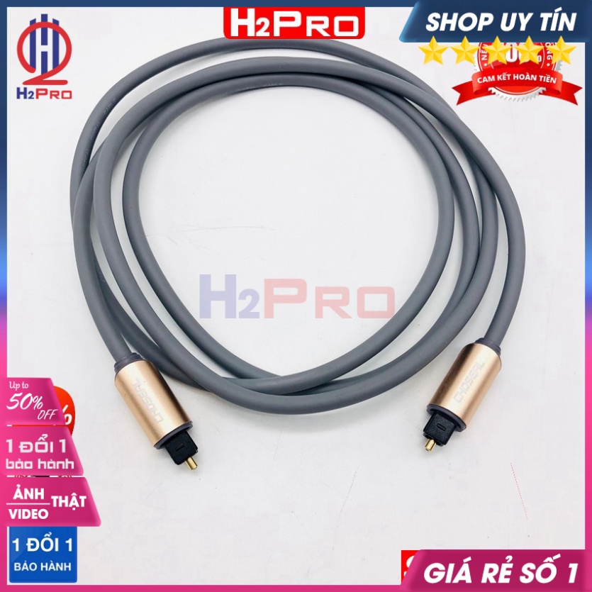 1 Dây Quang Optical Choseal Aq5213 Dài 1.5M, 5M Cao Cấp, Vỏ Pvc Chống Đứt, Dây Cáp Quang Âm Thanh Optical-H2Pro Tech
