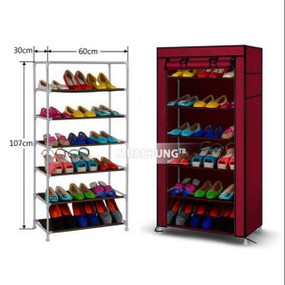 KỆ VẢI ĐỂ GIÀY 6 TẦNG