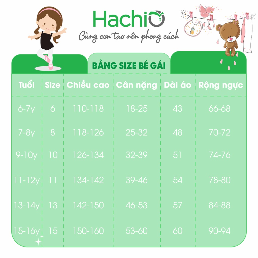 [HACHIO] Đầm trẻ em cao cấp, váy jean bé gái màu xanh đính cúc cực xinh với chất liệu jean gió, mềm mại, thoáng mát