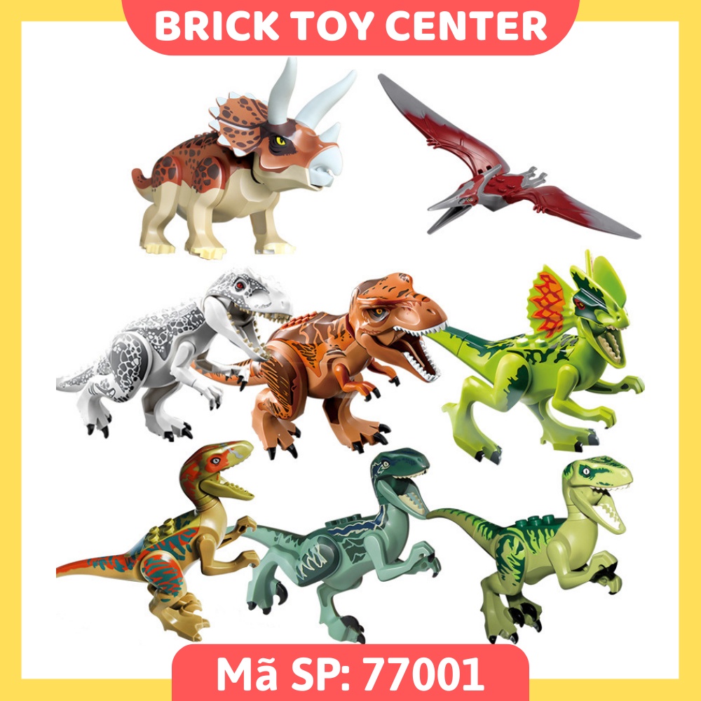 Mô hình khủng long đồ chơi lắp ráp các loài dino trong Jurassic World