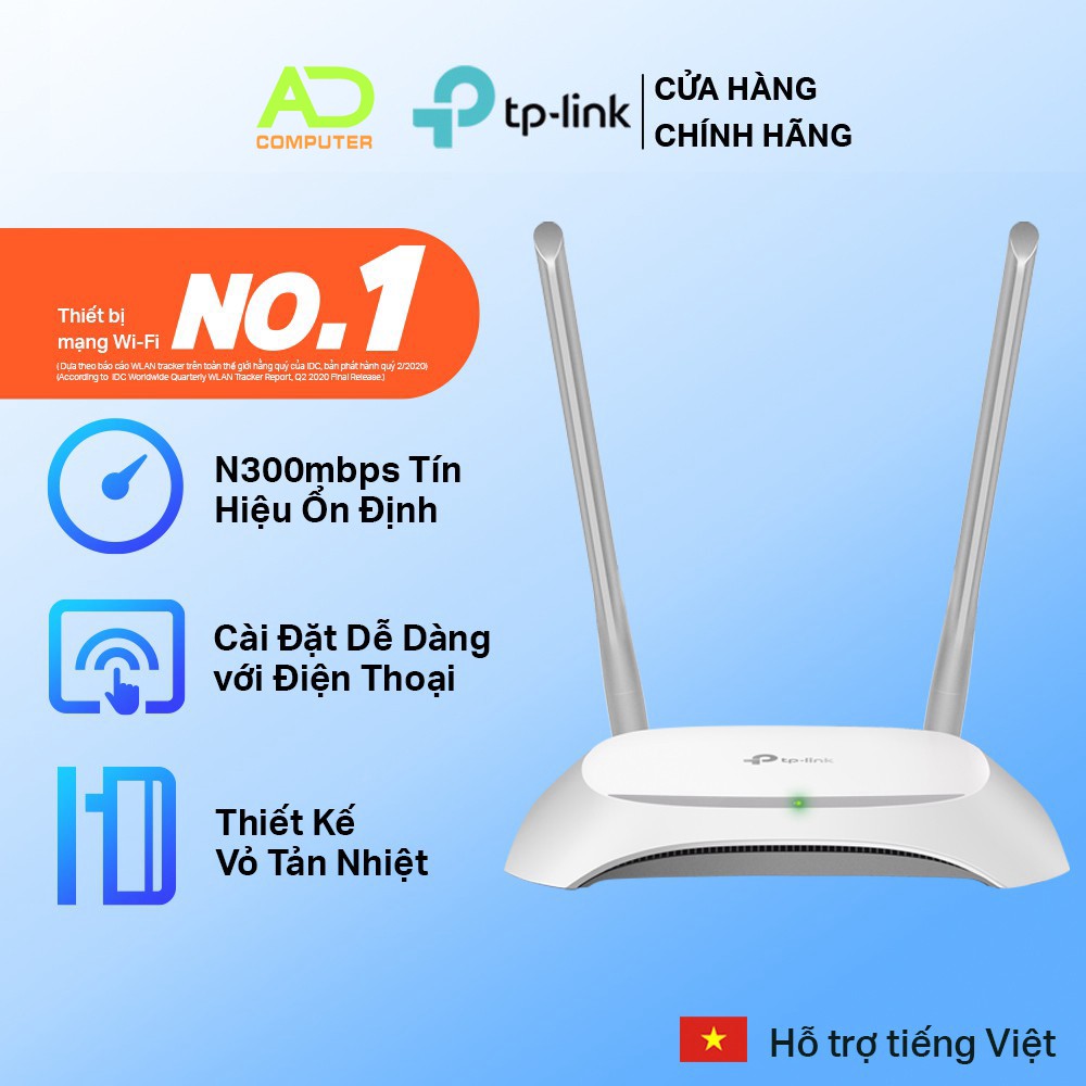 Bộ phát Wifi Chuẩn N 300Mbps Tplink WR840N